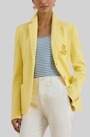 Žakard sako s logo našivkom