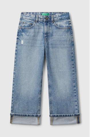 Straight fit jeans hlače s uvrnutim rubom nogavica