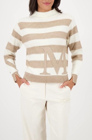 Striped knit jumper