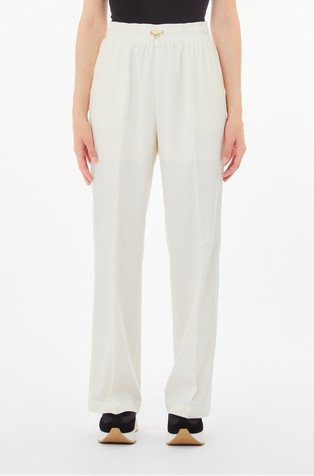 Hlače s elastičnom vezicom i širokim nogavicama