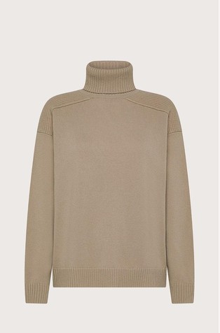 Wool and cashmere blend turtleneck sweater