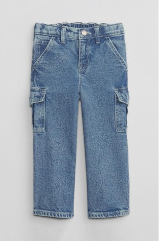 Cargo jeans hlače za djecu djevojčice