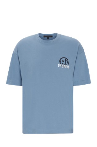 Relaxed fit majica kratkih rukava od pamučnog jerseya