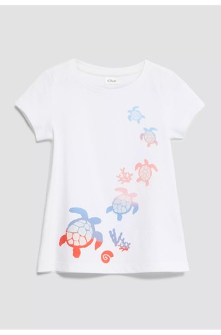 T-shirt with glitter print