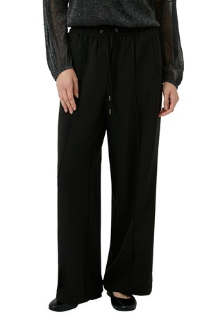 Straight fit hlače s elastičnim obrubom oko struka