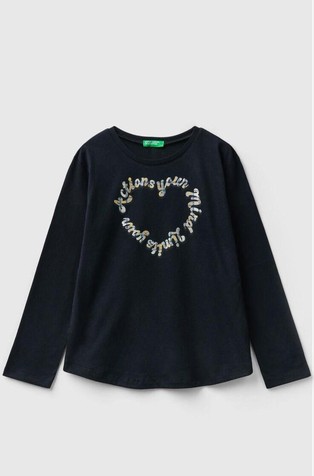 Pamučna majica dugih rukava s otiskom