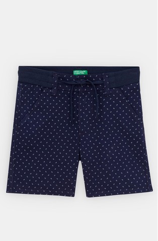 Kratke hlače s mikrouzorkom i podesivom vezicom