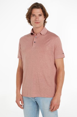 Premium regular fit polo majica od mješavine lana