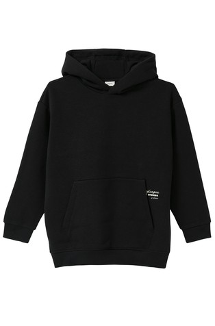 Oversized fit pulover s kapuljačom i otiskom straga