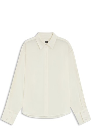 Relaxed fit svilena košulja