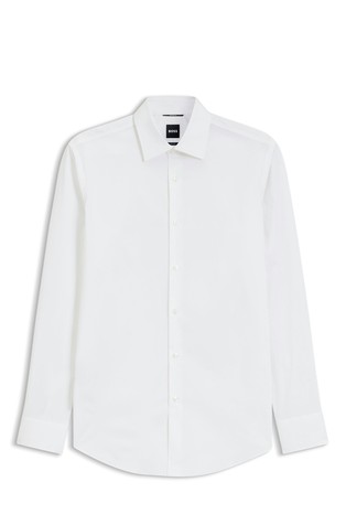 Regular fit košulja od mješavine pamuka