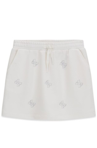 Mini suknja s uzorkom 4G logotipa od ukrasnih kamenčića