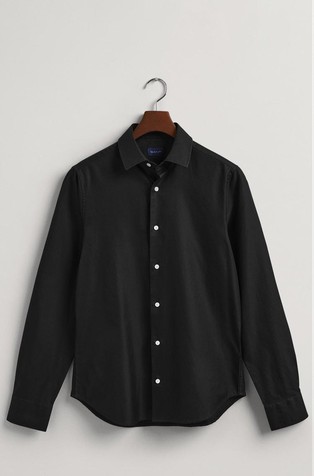 Slim fit twill shirt