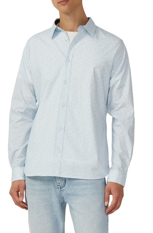 Slim fit pamučna košulja s uzorkom