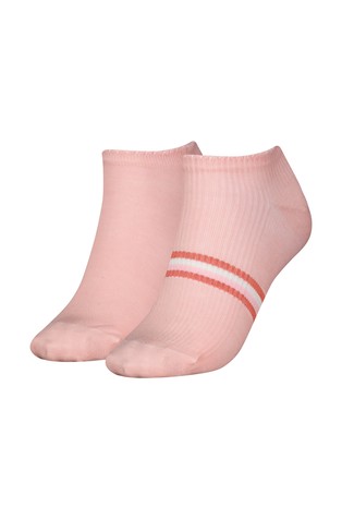 Paket od 2 para niskih čarapa s prugastim detaljem