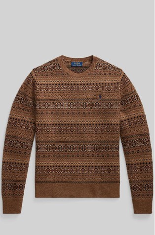 Fair Isle pleten vuneni pulover