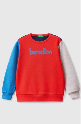 Pamučni logo pulover