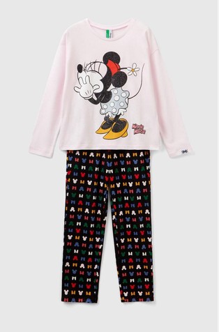 Mickey Mouse pidžama dugih rukava od mješavine pamuka