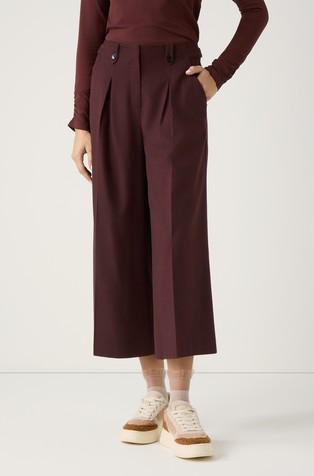 Cropped hlače sa širokim nogavicama