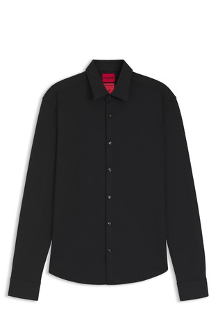 Slim fit košulja od performance-stretch žakard tkanine