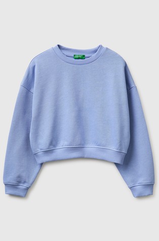 Cropped fit pamučni pulover