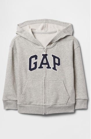 babyGap Relaxed Logo Zip Hoodie