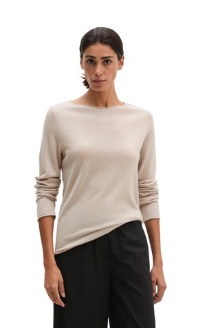 Slim fit pleten pulover od merino vune