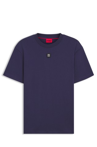 Regular fit pamučna majica s logotipom