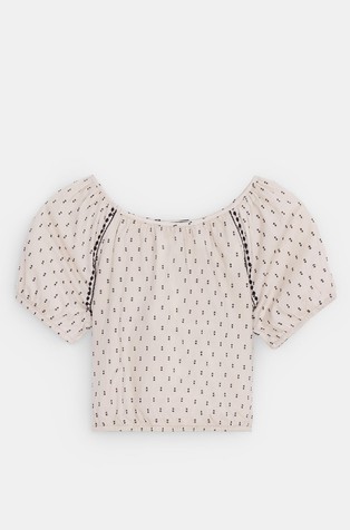 Cropped bluza s vezom