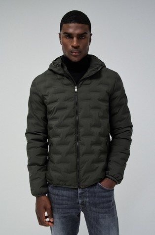 Prošivena jakna s kapuljačom