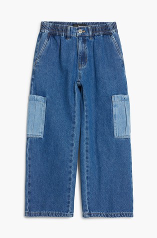 Cargo jeans hlače