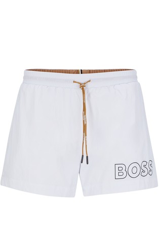 Kupaće hlače od brzosušeće tkanine s logotipom