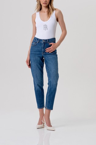 Carrot mom fit jeans hlače