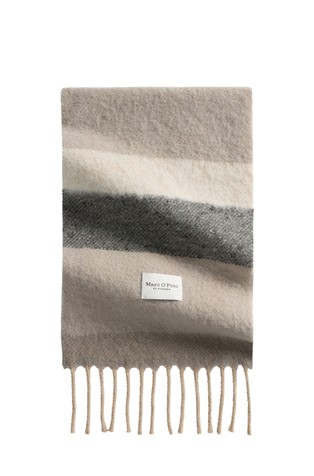 Prugast šal od mješavine vune