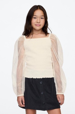 Bluza s napuhanim rukavima za djevojčice