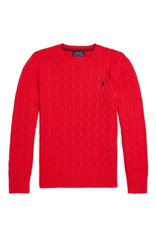 Cable-Knit Cotton Sweater