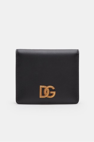 Manji kožni novčanik s logotipom DG