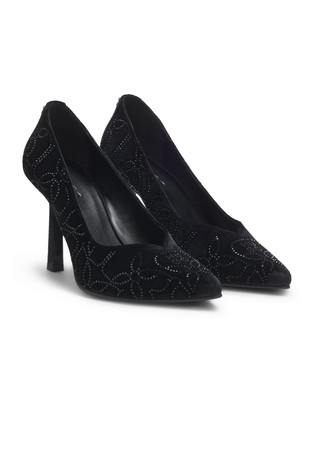 Salonke od velura s ukrasnim kamenčićima