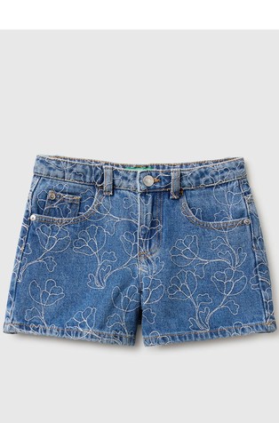 Denim kratke hlače s vezovima