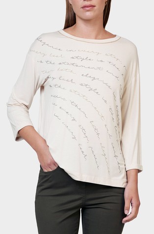 T-shirt with gemstones