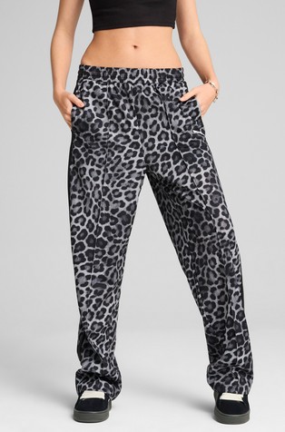 T7 LEO LUXE Leopard Print Pants