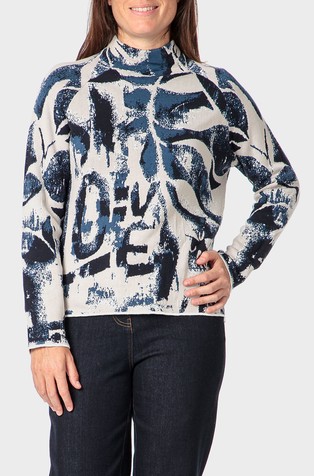 Printed sweater