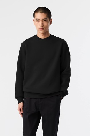 Signature logo pulover od mješavine pamuka