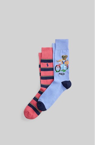 Polo Bear Trouser Sock 2-pack
