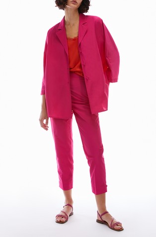 Oversized fit košulja od tafta