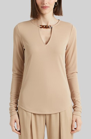 Jersey majica s detaljem ukrasnog lanca