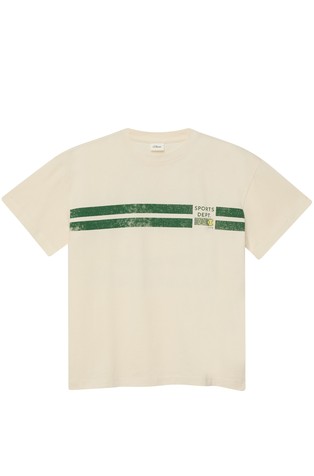 Oversized t-shirt with front and back print