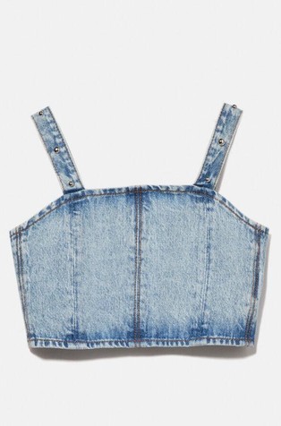 Denim top sa zakovicama
