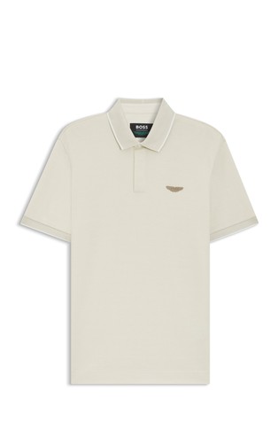 BOSS x Aston Martin polo majica od mješavine pamuka i vune