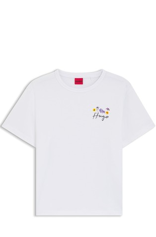 Majica od pamučnog jerseya s logo detaljem